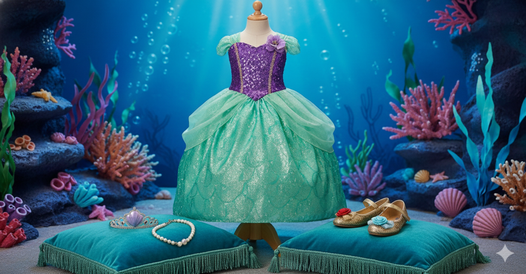 A Pequena Sereia O Encanto do Sereismo na Moda Infantil