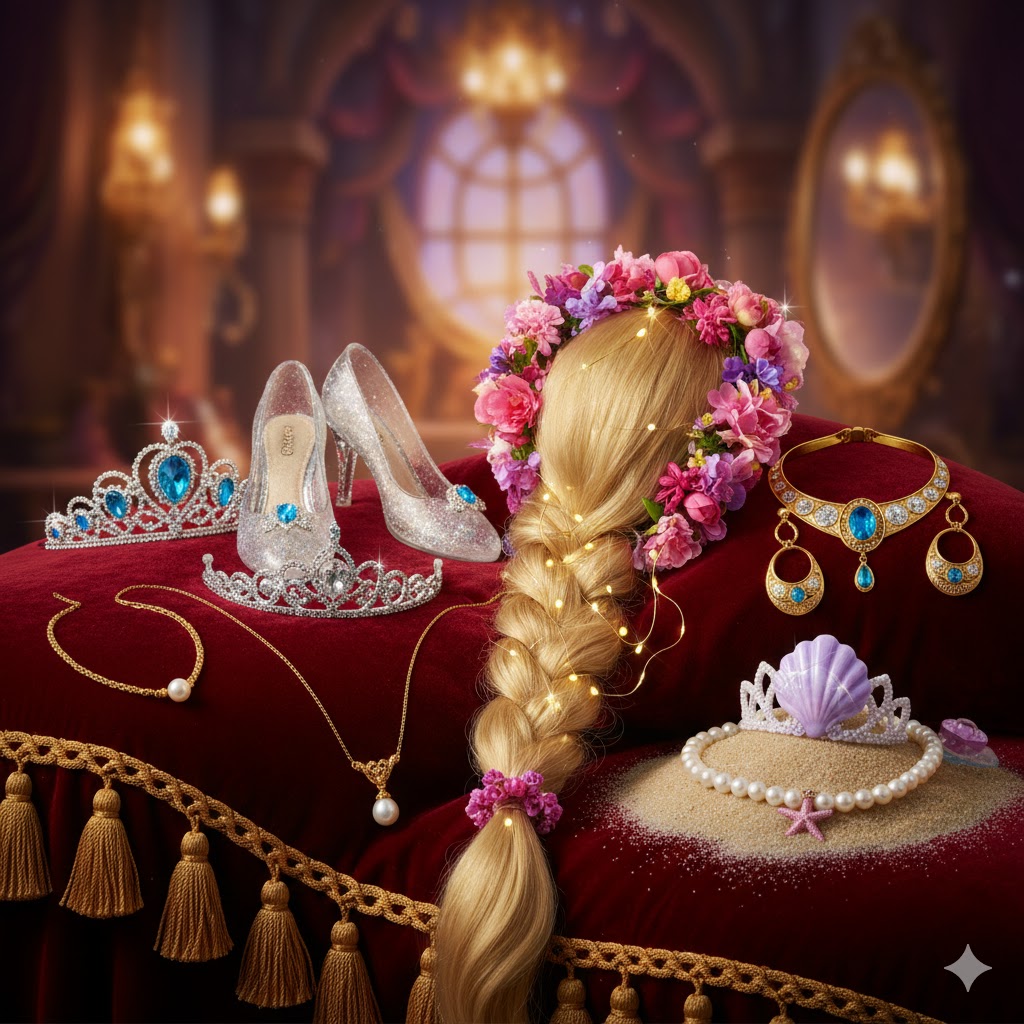 Vaidade Real: Qual Princesa não abre mão dos Acessórios e da Beleza?